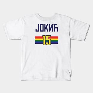 Nikola Jokic Denver Cyrillic Kids T-Shirt